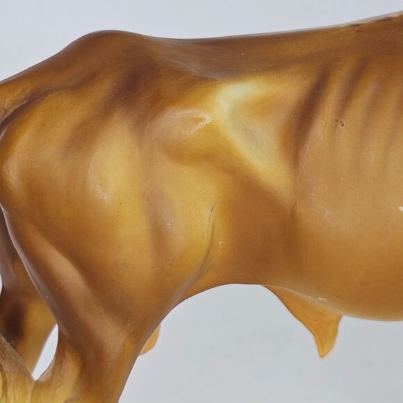 Breyer Texas Longhorn Bull Cow #75 Black Eye Shading - Picture 10 of 16